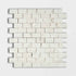 Hampton Rock Face 12 5/8"x12 5/8" Limestone Mosaic 1"x2" Tile