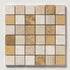 Royal Paradise And Seashell 12"x12" Textured Marble 2"x2" Mosaic Tile