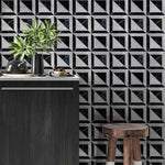 Foster Light Black 11 15/16"x11 15/16" Multi Finish York Marble Mosaic