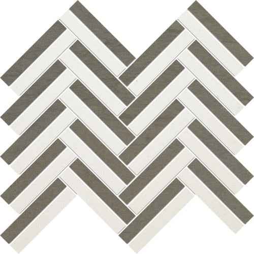 Hampton, Heritage Honed 11 13/16"x12 3/16" Raya Basket Limestone Mosaic Tile