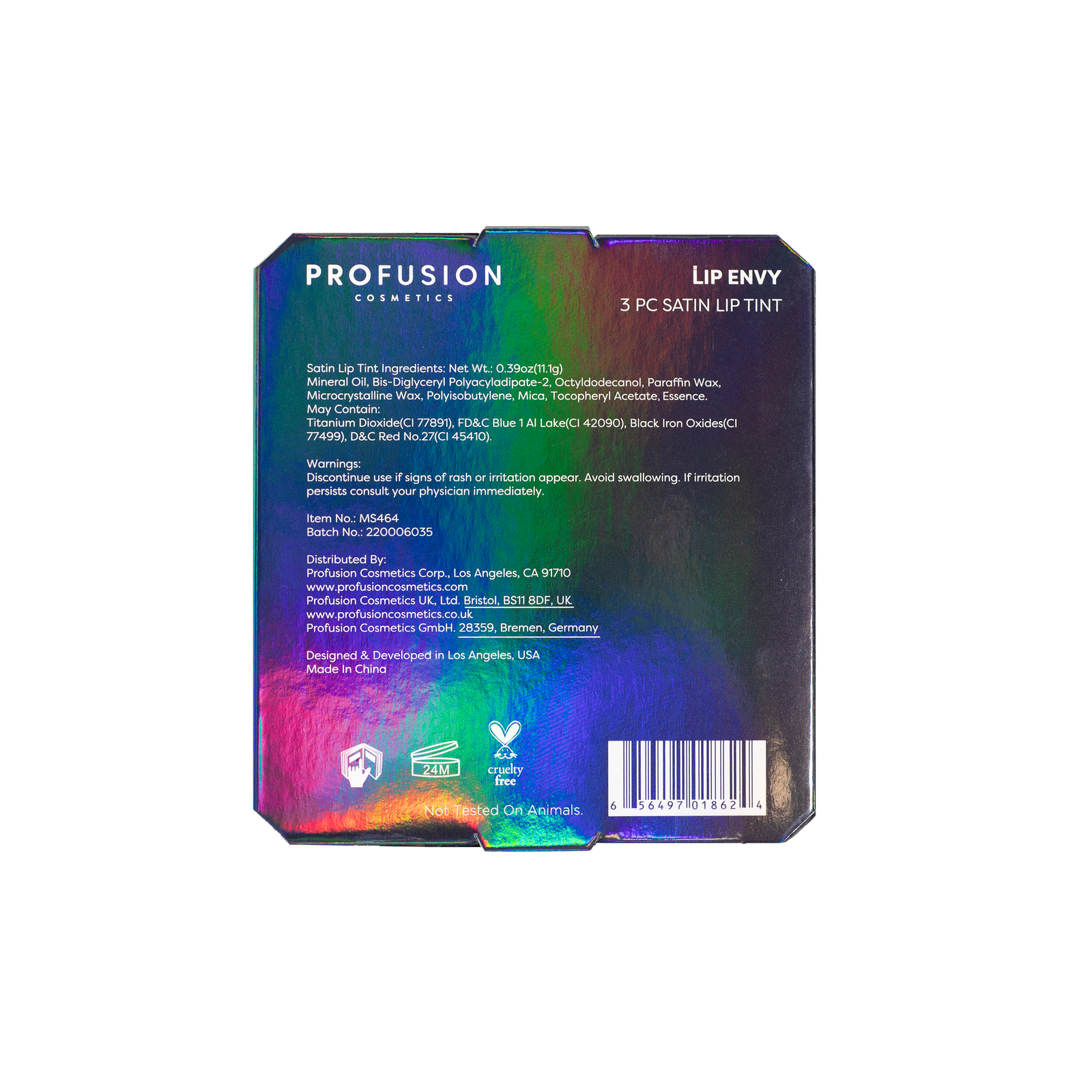 Sea Witch 3 PC Satin Lip Tint