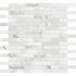 Calacatta Gold 12"x12" Polished 5/8"x3" Marble Mosaic Tile