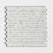 White Carrara C 12"x12" Polished 5/8x5/8 Marble Mosaic