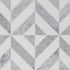 Keefer Mix 8"x8 1/16" White Carrara Multi Finish Marina Chevron Marble Mosaic