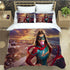 MS MARVEL Bedding Set Pattern Quilt Cover Without Filler