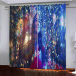 MS MARVEL Curtains Pattern Blackout Window Drapes