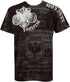 Royalty Metallic Silver Short Sleeve Crew Neck Cotton Mens Fashion T-Shirt