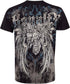 Sakkas Royalty Fleur de Lis Metallic Silver Embossed Cotton Mens Fashion T-Shirt