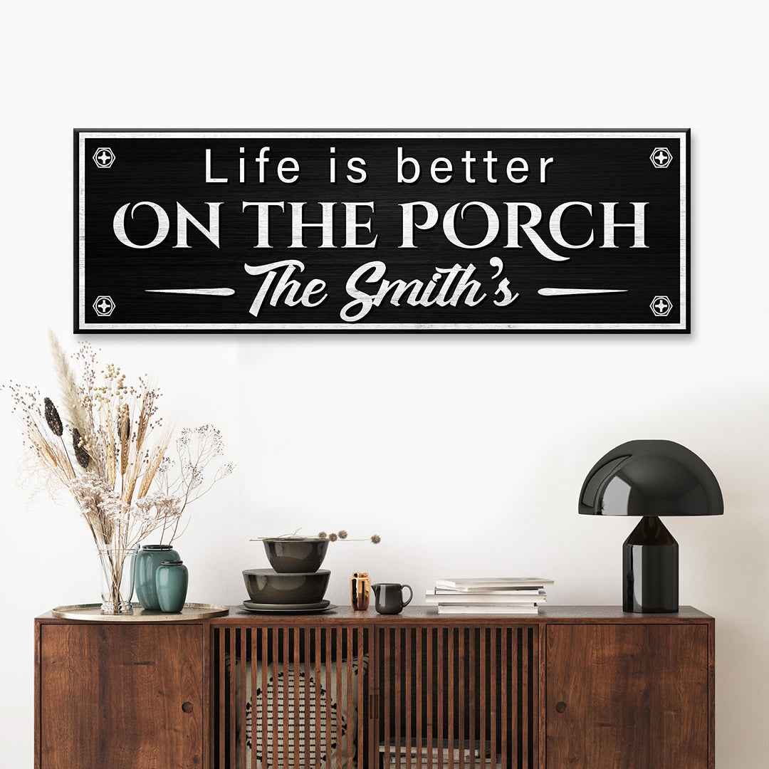 Family Name Porch Sign