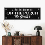 Family Name Porch Sign