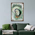 Oyster Shell Abstract Portrait Canvas Wall Art