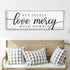 Act Justly Love Mercy Walk Humbly Faith Sign IV