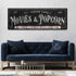 Personalized Movies & Popcorn Sign II