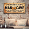 Man Cave Sign IV