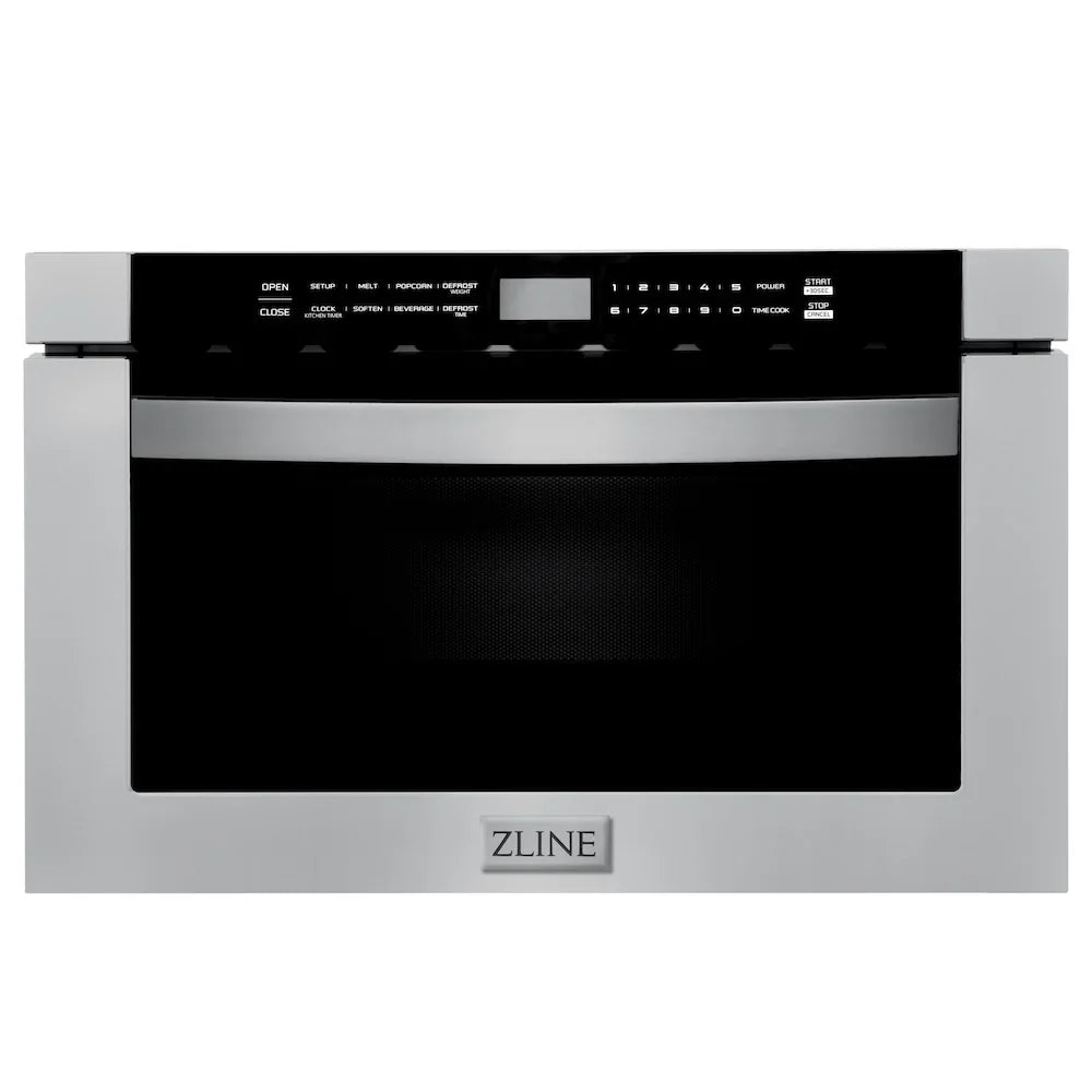 ZLINE Kitchen Package Refrigerator, Range , Range Hood , Microwave, Dishwasher 5KPR-RARH30-MWDWV