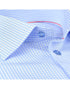 Made in Italy Dress Shirts// Lt Blue check - contemporary fit