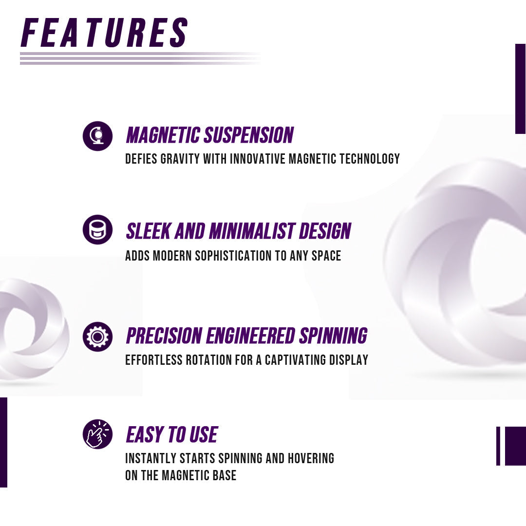 Magnetic Orbit Spinning Ball Stress-Relieving Gadget