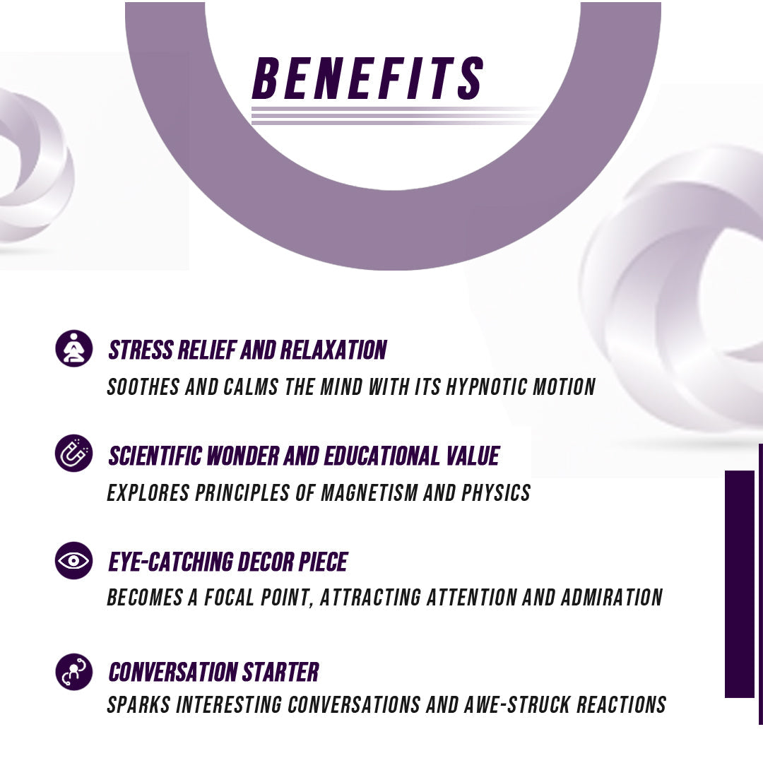 Magnetic Orbit Spinning Ball Stress-Relieving Gadget