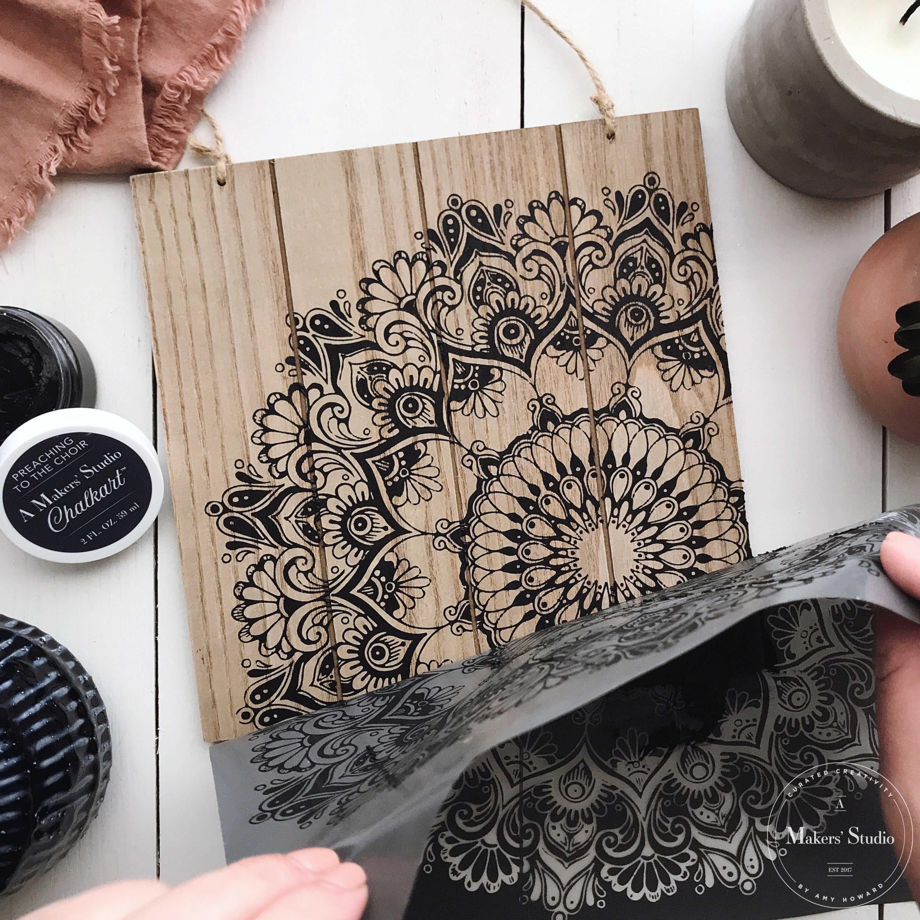 Mandala - Mesh Stencil 12x12