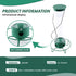 Squirrel Proof Bird Feeder Hanging Metal Wild Bird Seed Feeder 35cm