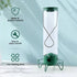 Squirrel Proof Bird Feeder Hanging Metal Wild Bird Seed Feeder 35cm