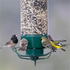 Squirrel Proof Bird Feeder Hanging Metal Wild Bird Seed Feeder 35cm
