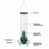 Squirrel Proof Bird Feeder Hanging Metal Wild Bird Seed Feeder 35cm