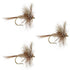 3 Pack March Brown Classic Dry Fly - Hook Size 12