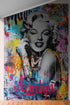 Marilyn Monroe Wallpaper Mural. Graffiti Art Mural. Colorful Pop Art. #6851