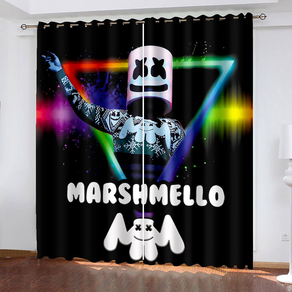 Marshmello Curtains Blackout Window Drapes