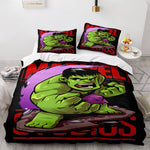 Marvel Comics Cosplay Bedding Set Quilt Cover Room Decoration