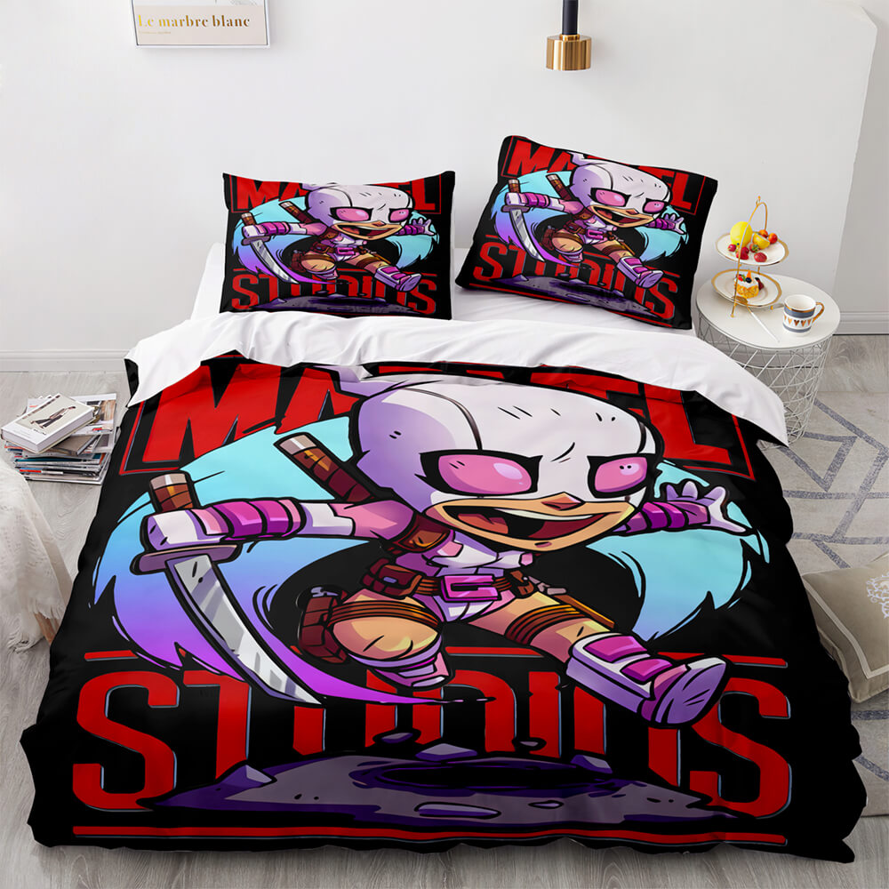 Marvel Comics Cosplay Bedding Set Quilt Cover Room Decoration
