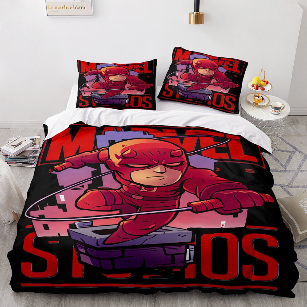 Marvel Comics Cosplay Bedding Set Quilt Cover Room Decoration