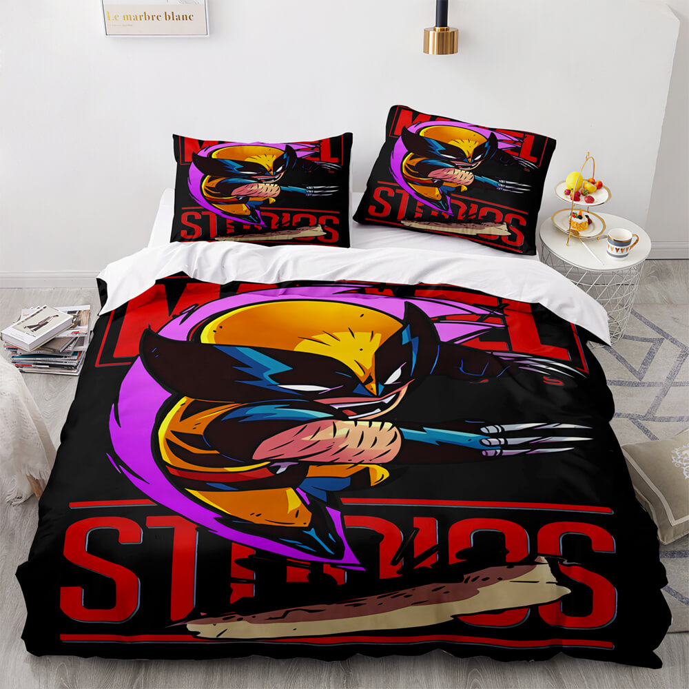 Marvel Comics Cosplay Bedding Set Quilt Cover Room Decoration