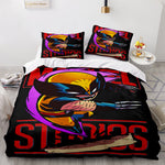 Marvel Comics Cosplay Bedding Set Quilt Cover Room Decoration