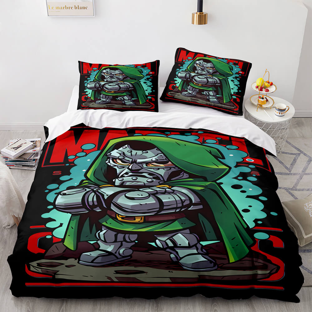 Marvel Comics Cosplay Bedding Set Quilt Cover Room Decoration
