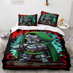 Marvel Comics Cosplay Bedding Set Quilt Cover Room Decoration