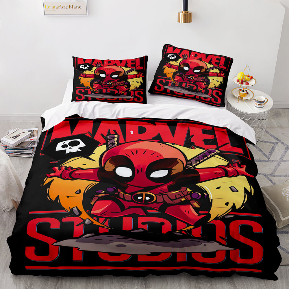 Marvel Comics Cosplay Bedding Set Quilt Cover Room Decoration