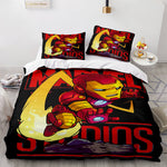 Marvel Comics Cosplay Bedding Set Quilt Cover Room Decoration
