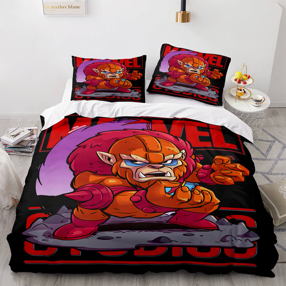Marvel Comics Cosplay Bedding Set Quilt Cover Room Decoration