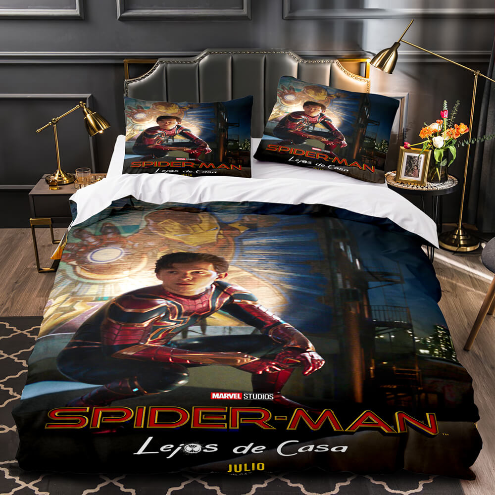 Marvel Spiderman Spider-Man Cosplay Bedding Set Quilt Covers Without Filler