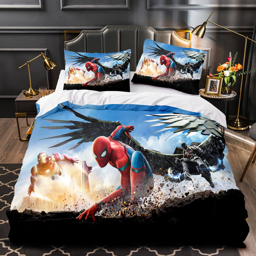 Marvel Spiderman Spider-Man Cosplay Bedding Set Quilt Covers Without Filler