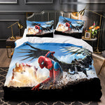 Marvel Spiderman Spider-Man Cosplay Bedding Set Quilt Covers Without Filler