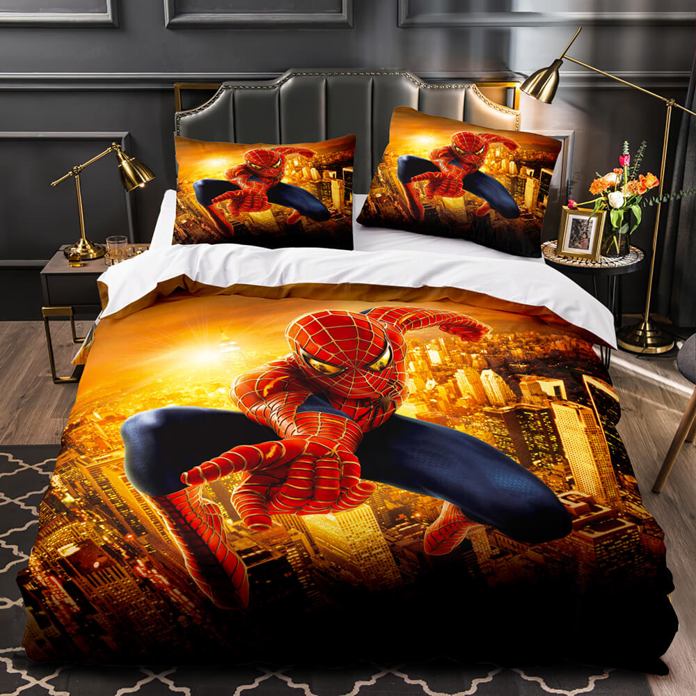 Marvel Spiderman Spider-Man Cosplay Bedding Set Quilt Covers Without Filler