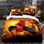 Marvel Spiderman Spider-Man Cosplay Bedding Set Quilt Covers Without Filler