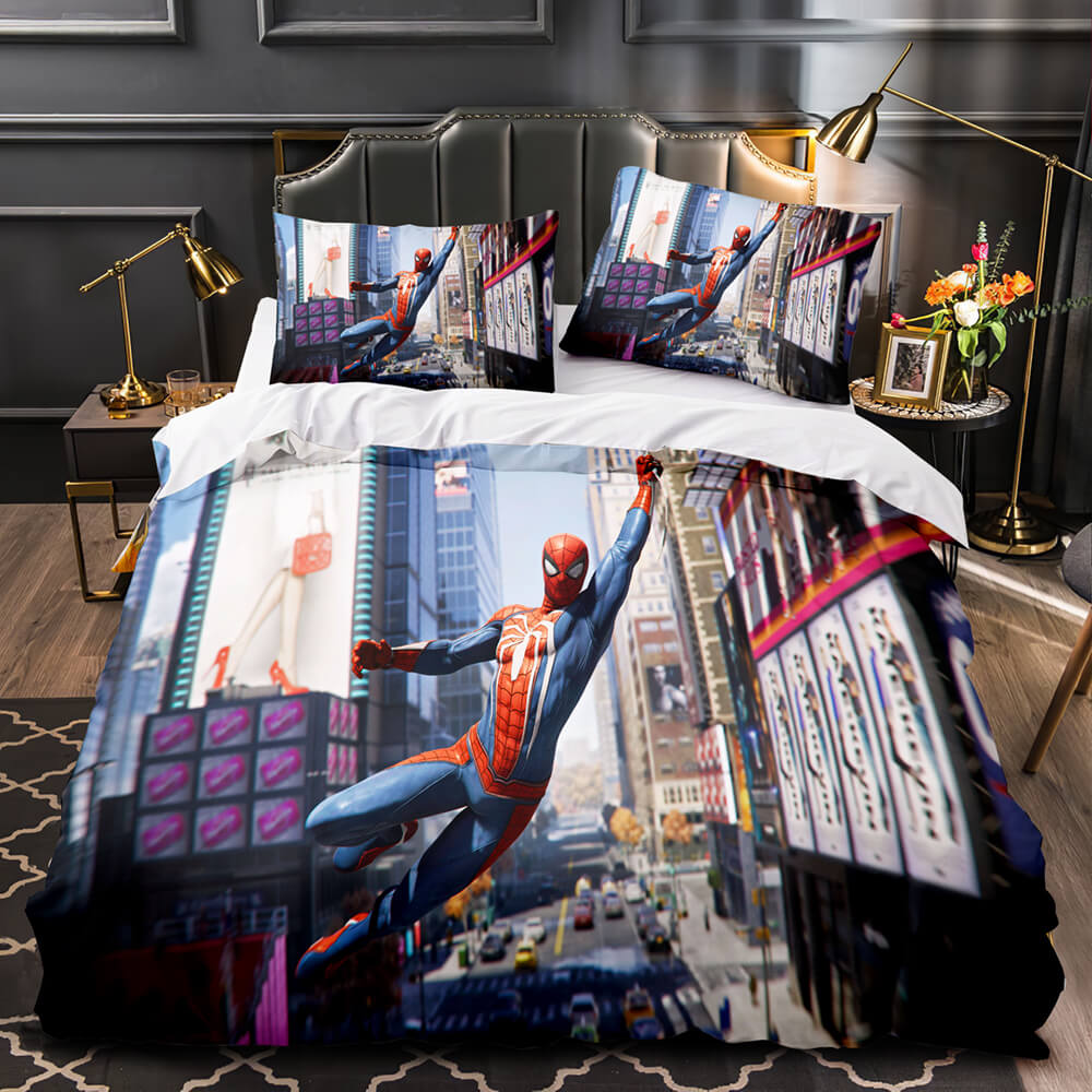 Marvel Spiderman Spider-Man Cosplay Bedding Set Quilt Covers Without Filler