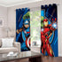 Avengers Curtains Pattern Blackout Window Drapes