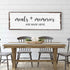 Meals And Memories Are Made Here Sign