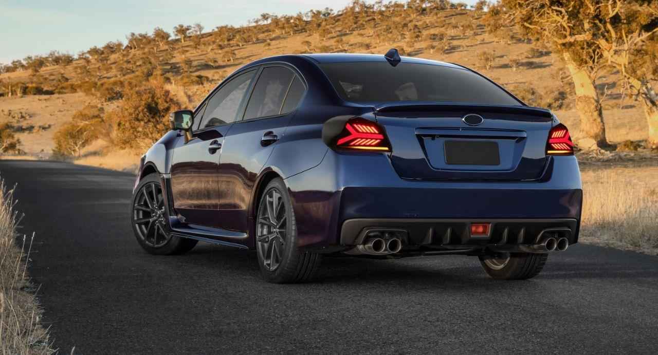 OLM Y-Spec LED Taillights (Smoke Lens  Red Optic) - 2015-2021 WRX / STI