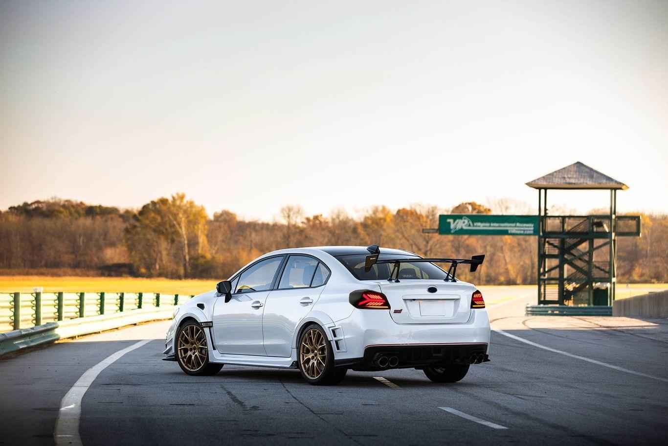 OLM Y-Spec LED Taillights (Smoke Lens  Red Optic) - 2015-2021 WRX / STI